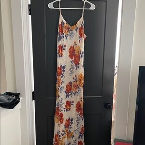 Reformation - Floral Spaghetti Strap Maxi Dress - NWT